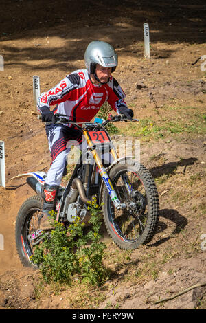 Moto-X-Studien bei Cadders Hill, Lyng, Norfolk, Großbritannien Stockfoto