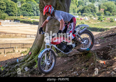 Moto-X-Studien bei Cadders Hill, Lyng, Norfolk, Großbritannien Stockfoto