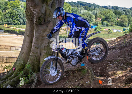 Moto-X-Studien bei Cadders Hill, Lyng, Norfolk, Großbritannien Stockfoto