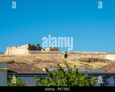 Fort von Sao Sebastiao in Castro Marim, Portugal Stockfoto