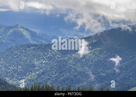 Landschaft fotografiert Nach dem Regen in den Bergen Stockfoto