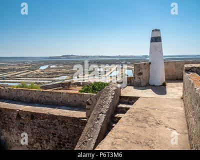 Auf der Burg os Castro Marim, Algarve, Portugal Stockfoto