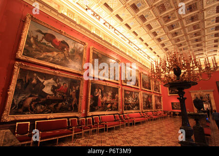 Kunstwerke in der Eremitage in St. Petersburg, Russland Stockfoto