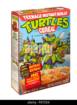 Teenage Mutant Ninja Turtle Müsli Stockfoto