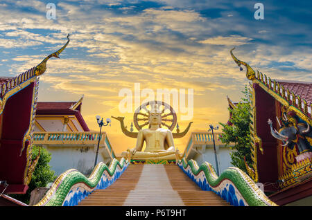 Wat Phra Yai Koh Samui Surat Thani Thailand Stockfoto