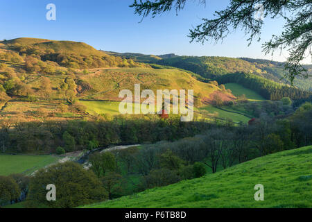 In der Nähe von Cwmystwyth Devil's Bridge und Pont-rhyd-y-groes Ceredigion Wales Stockfoto