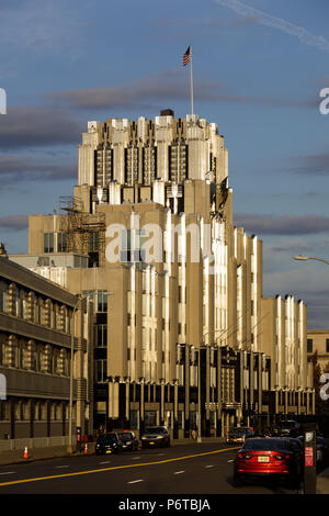 In Syracuse, New York: Art Deco Meisterwerk, die inj Niagara-Mohawk Gebäude, gebaut 1932. Stockfoto