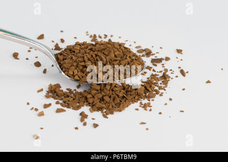 Instant Kaffee Nahaufnahme Makroaufnahme Stockfoto