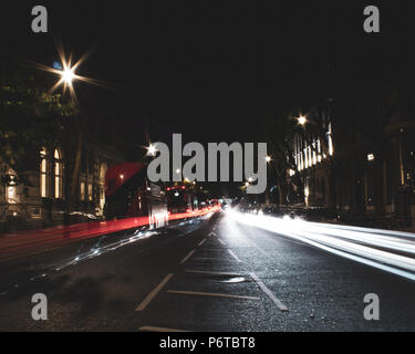 Licht-Radwege Stockfoto