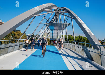 Goodwill Bridge, Brisbane. Stockfoto