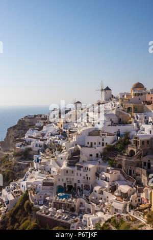 Oia, Santorini (Thira), Kykladen, Griechenland Stockfoto