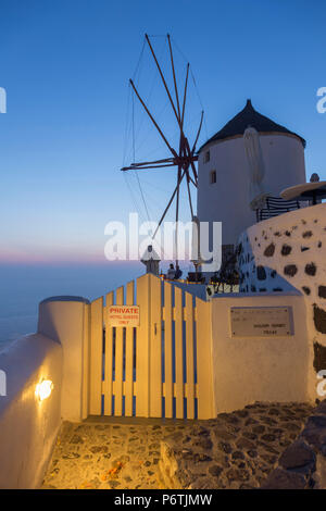 Oia, Santorini (Thira), Kykladen, Griechenland Stockfoto