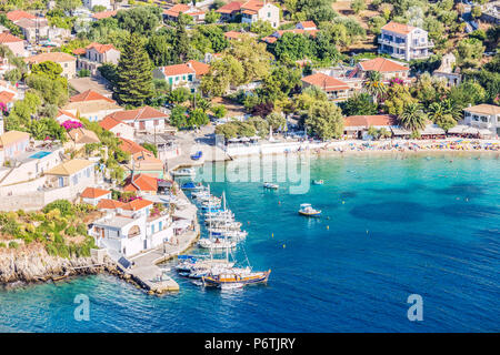 Assos, Kefalonia, griechische Inseln, Griechenland Stockfoto