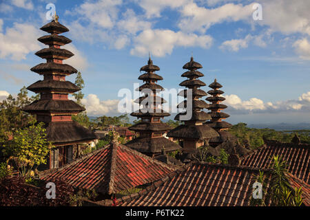 Indonesien, Bali, Besakih, Pura Agung Besakih-Tempel-Komplex Stockfoto