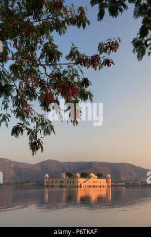 Indien, Rajasthan, Jaipur, Jal Mahal (Wasser) Stockfoto