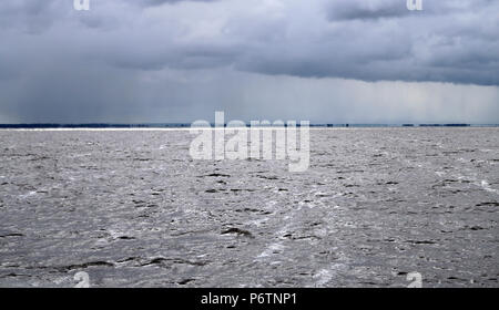 Foto Hintergrund einer wunderschönen Insel in Tatarstan Stockfoto