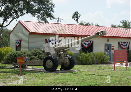 Iwo Jima Denkmal an den Marine Military Academy in Harlingen, TX Stockfoto