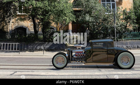Hotrod. 3D-Rendering Stockfoto