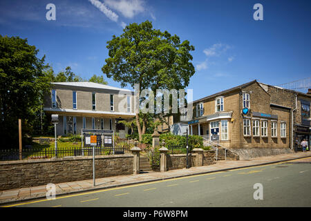 Rawtenstall Unitarian Church High Street Bank Street Rawtenstall, Rossendale Valley, Lancashire Stockfoto