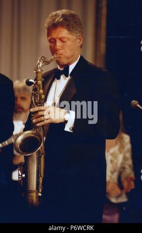 New York City 1993 Bill Clinton Foto von John Barrett-PHOTOlink.net/MediaPunch Stockfoto