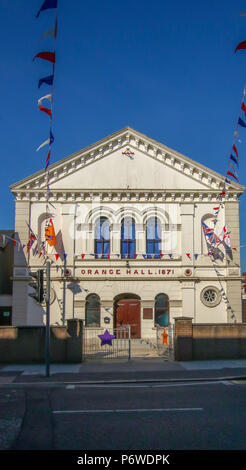 Lisburn Orange Hall Stockfoto