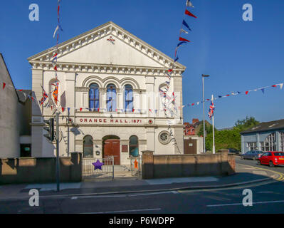 Lisburn Orange Hall Stockfoto