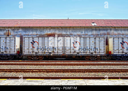 Solo Bahnhof Balapan, Surakarta, Central Java, Indonesien Stockfoto