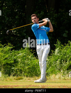 Die notts Golf Club, Nottinghamshire, Großbritannien. 3. Juli 2018, öffnen nähere Bestimmung, die notts Golf Club, früher Führer David Haag von Malton und Norton Golf Club, Yorkshire Credit: David Kissman/Alamy leben Nachrichten Stockfoto