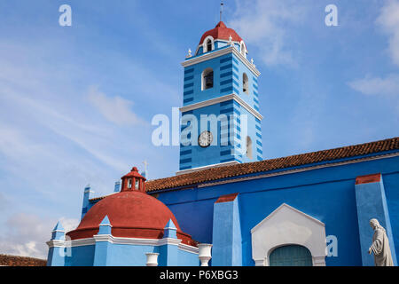 Kuba, Sancti Spiritus, Sancti Spiritus, Iglesia Parroquial Mayor del Espiritu Santo - (Pfarrkirche des Heiligen Spiritus) ein nationales Denkmal Stockfoto