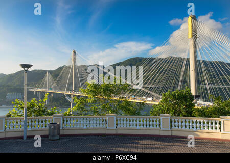 Ting Kau Brücke, Tsing Yi, Hongkong, China Stockfoto