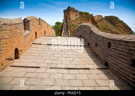 China, Peking, die chinesische Mauer Stockfoto