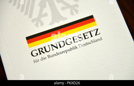 Grundgesetz für die Bundesrepublik Deutschland Stockfoto