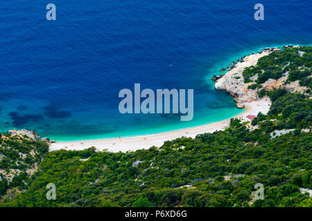 Kroatien, Insel Cres, Lubenice Strand Stockfoto