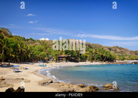 Costa Rica, Guanacaste, Halbinsel Nicoya, Montezuma Montezuma Beach Stockfoto