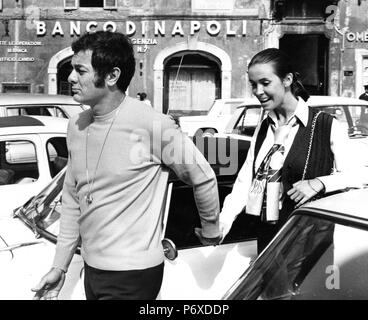 Tony Curtis, Leslie Allen, Rom 1968 Stockfoto