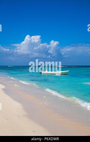 Dominikanische Republik, Punta Cana, Parque Nacional del Este, Saona, Catuano Strand Stockfoto