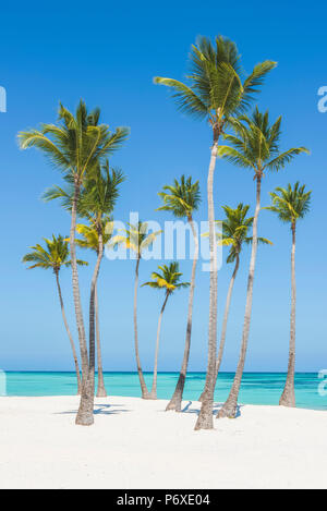 Juanillo Beach (playa Juanillo), Punta Cana, Dominikanische Republik. Stockfoto