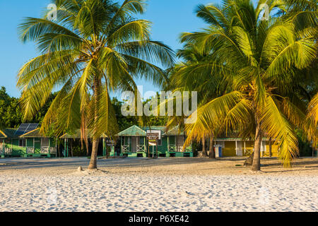 Mano Juan, Saona, East National Park (Parque Nacional del Este), Dominikanische Republik, Karibik. Stockfoto