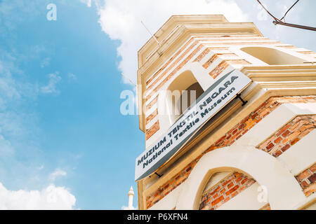 Textile Nationalmuseum in Kuala Lumpur, Malaysia Stockfoto