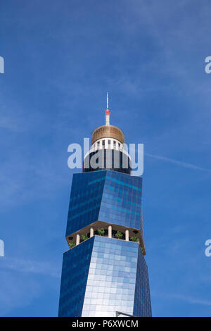 Bosnien und Herzegowina, Sarajevo, Avaz Twist Tower Stockfoto