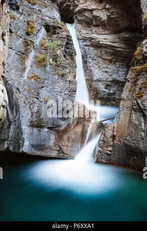 Jonston Canyon, Banff National Park, Alberta, Kanada Stockfoto