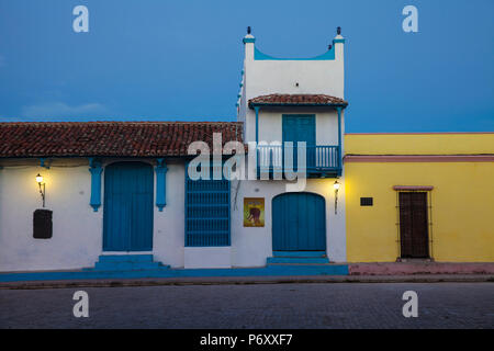 Kuba, Camaguey, Camagüey Province, die Plaza San Juan de Dios Stockfoto