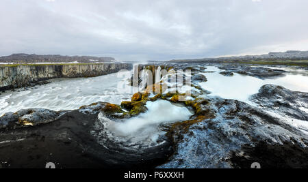 Berühmten Wasserfall Selfoss Stockfoto