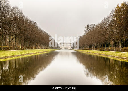 München, Deutschland - 15. November 2017: Schloss Schleißheim in München, Deutschland. Sommerresidenz der bayerischen Herrscher. Stockfoto