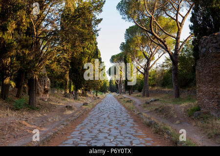 Italien, Latium. Rom, Via Appia, Via Appia Stockfoto