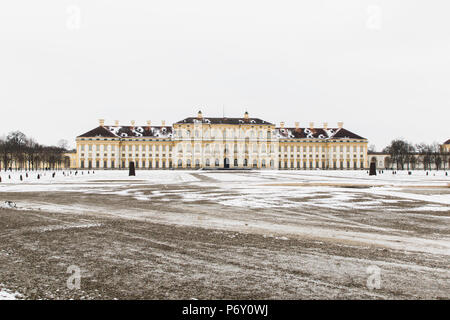 München, Deutschland - 18. November 2017: Schloss Schleißheim in München, Deutschland. Sommerresidenz der bayerischen Herrscher. Stockfoto