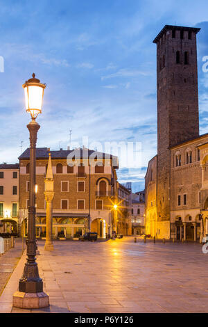 Italien, Italia. Veneto. Padova entfernt. Padua Padua. Piazza della Frutta, Torre degli anziani. Stockfoto