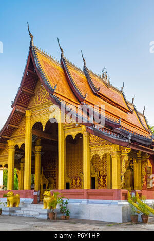 Wat Sene Souk Haram (Wat Sen) buddhistischen Tempels, Luang Prabang, Louangphabang Provinz, Laos Stockfoto