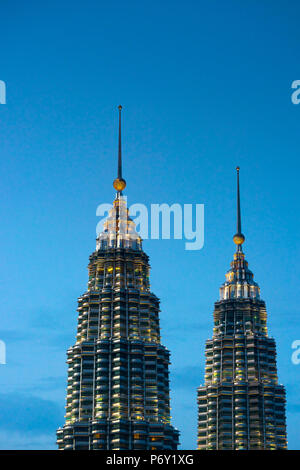 Malaysia, Kuala Lumpur, Petronas Towers Stockfoto