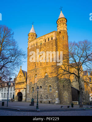 Basiliek van Onze Lieve Vrouwe (Basilika Unserer Lieben Frau), Jekerkwartier, Maastricht, Limburg, Niederlande Stockfoto